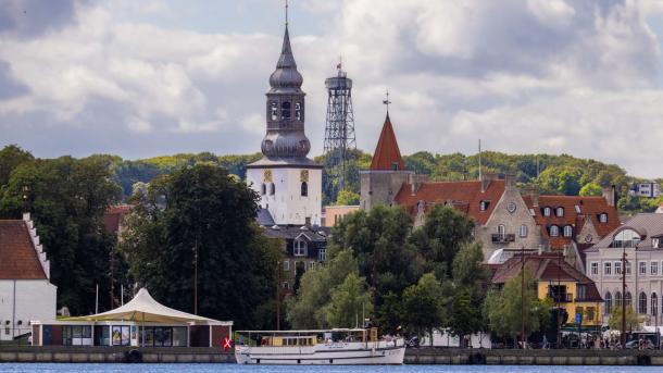 Budolfi church and Aalborg tower