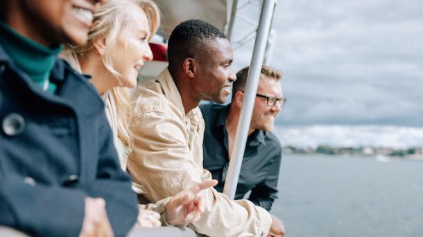 Whale Safari on a boat in the Heart of Jutland, Denmark