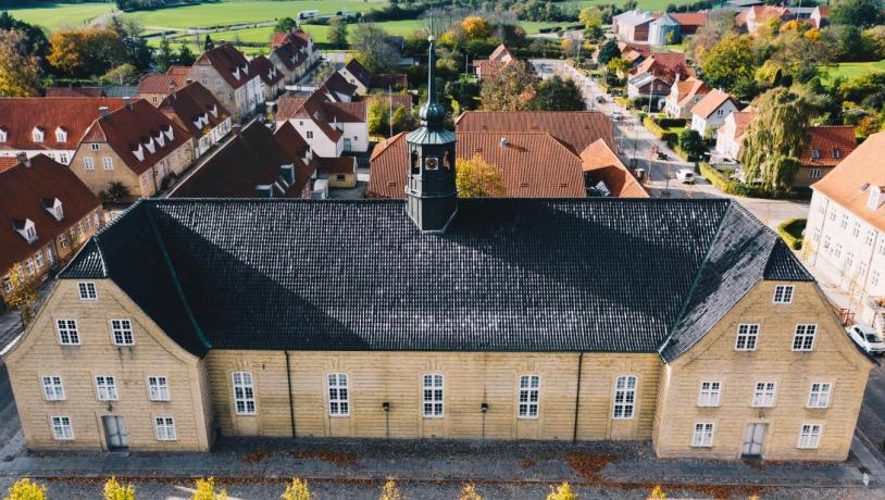 UNESCO world culture heritage site Christiansfeld in Denmark