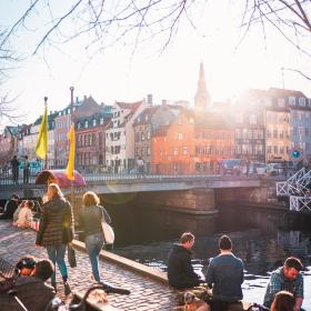 The canal atmosphere of Christianshavn, Copenhagen