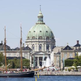 Copenhagen Amalie Garden Frederiks Church