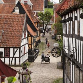 Den Gamle By (old town museum) in Aarhus, Denmark