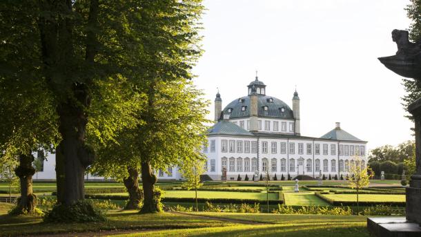 Fredensborg Palace located north of Copenhagen