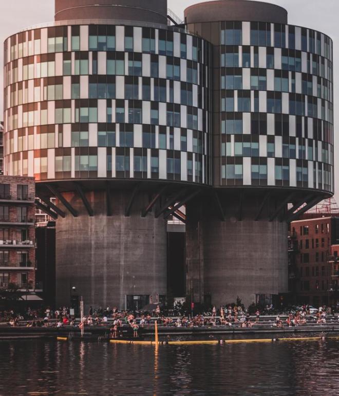 Sandkaj Harbor Bath in Nordhavn in Copenhagen