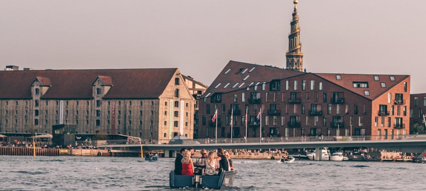 Goboat cruising around in Copenhagen's harbour