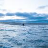 The colliding seas at Grenen, Skagen, in North Jutland