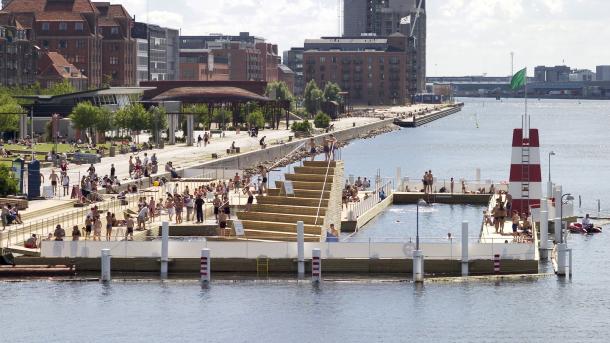 Islands Brygge Harbour bath, Copenhagen