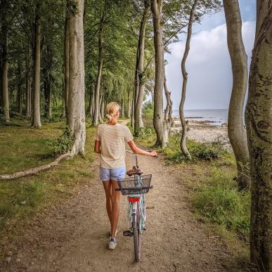 Utforska Hornbaek och den danska rivieran på Nordsjälland från cykelsadeln