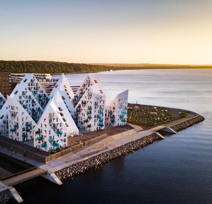 The Iceberg buildings in Aarhus