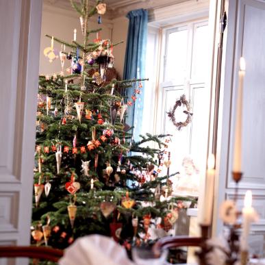 Traditional Danish Christmas tree