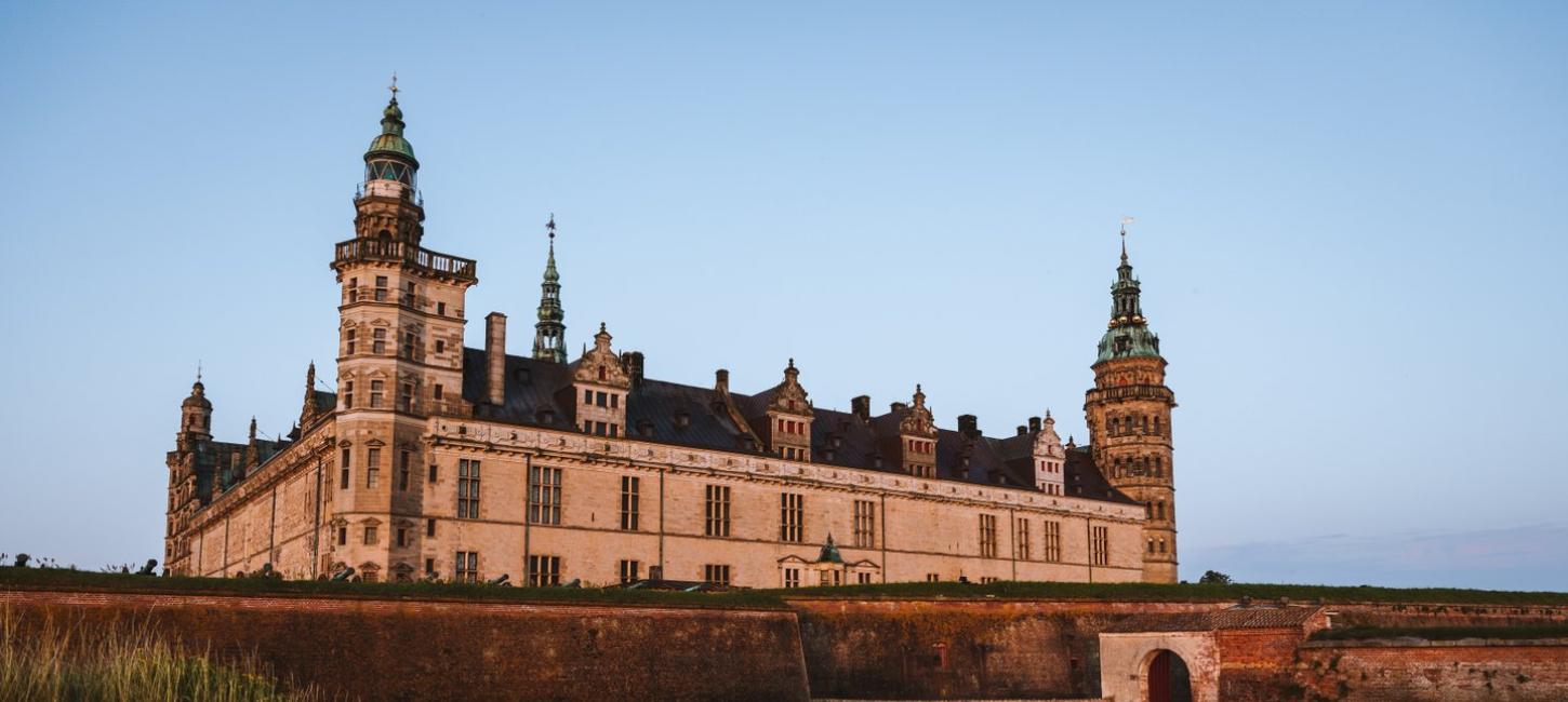 Hamlet's castle, Kronborg, in Helsingør