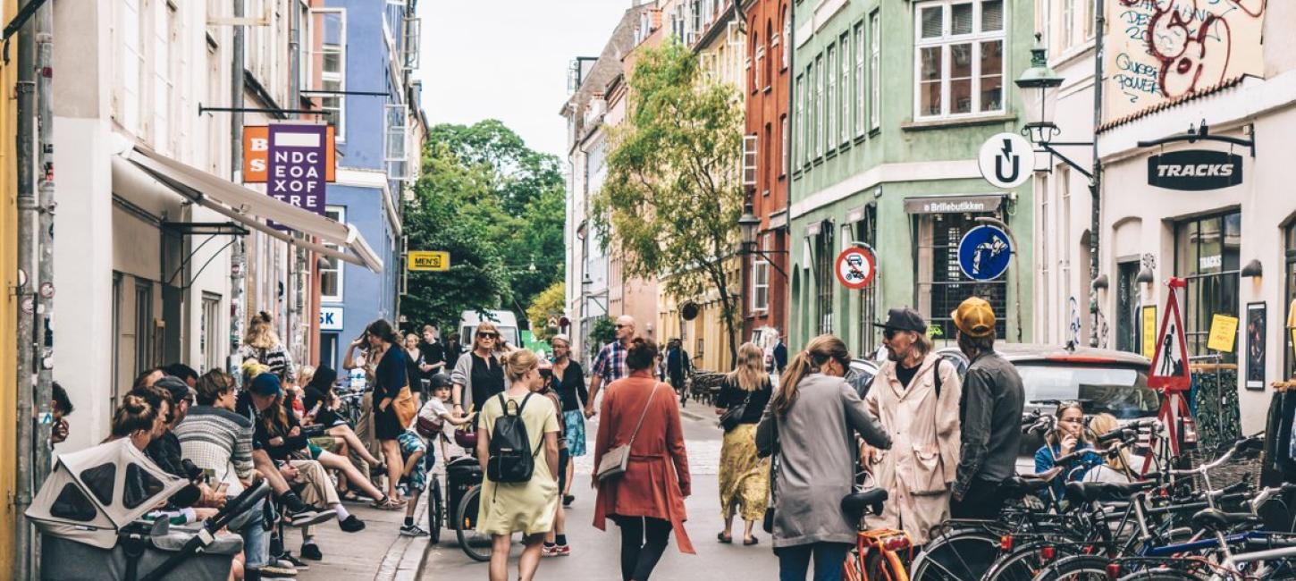 Shopping in the Latin Quarter in Copenhagen