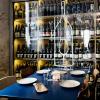 A display of wine at Manfred's, a restaurant in Nørrebro, Copenhagen, Denmark