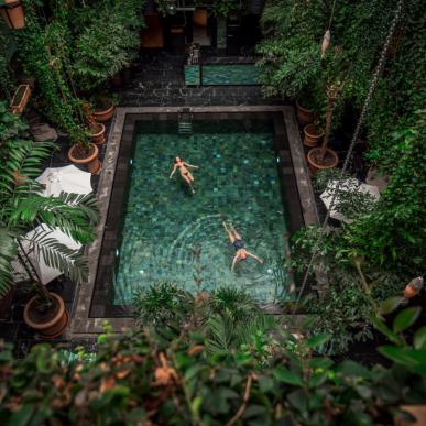 Pool at Manon Les Suites hotel in Copenhagen, Denmark