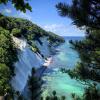 The white cliffs of Møn are located south of Copenhagen