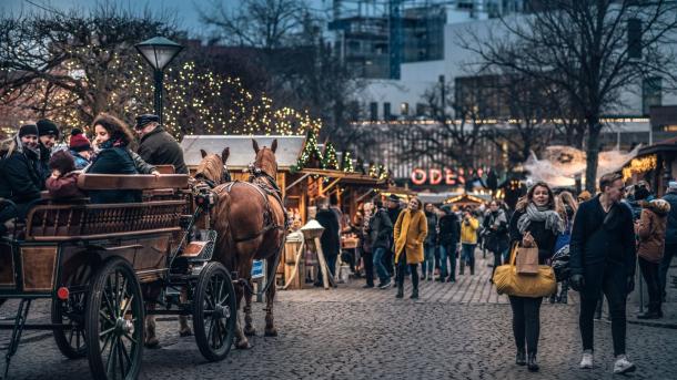 Christmas market in Odense