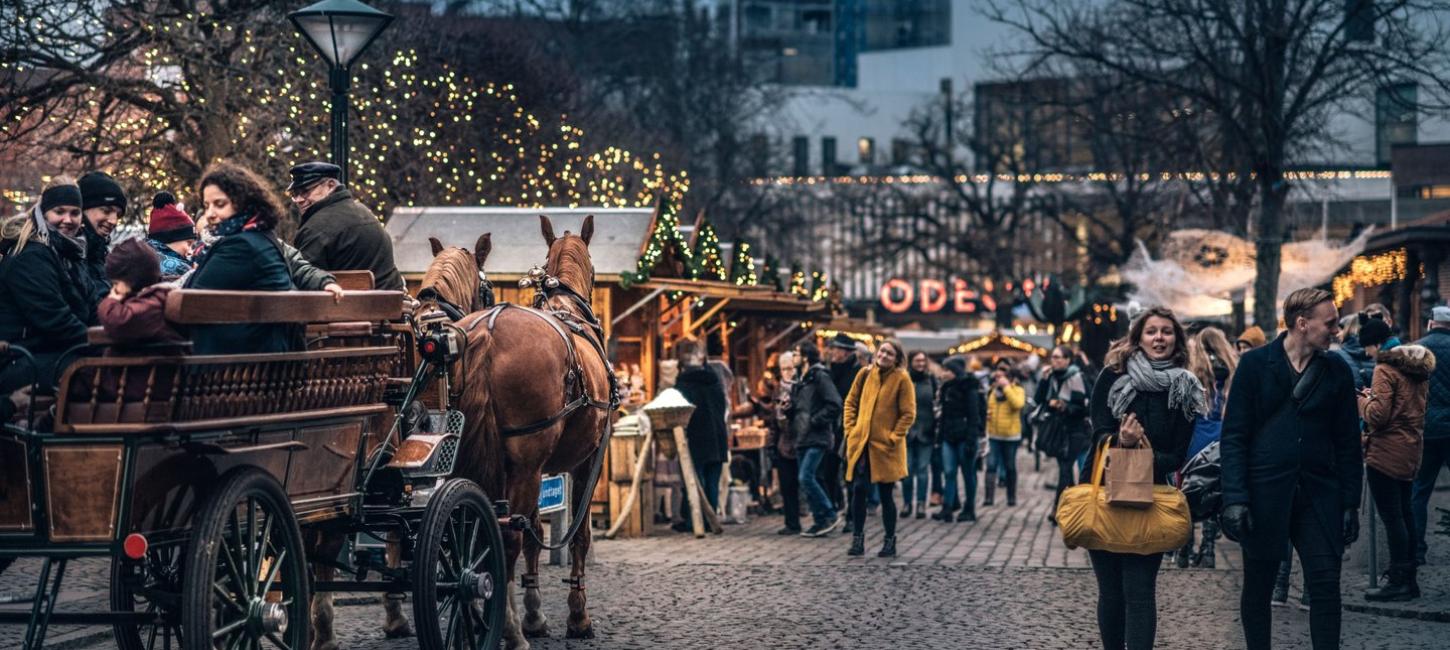 Christmas market in Odense