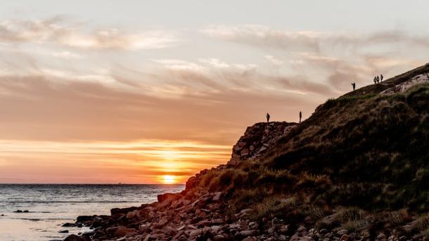 Cliffs near Hammer Harbour Bornholm