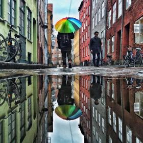 Rainy day in Magstræde