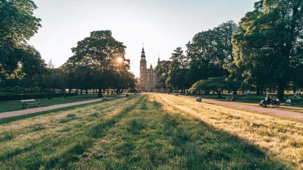 Rosenborg Castle in King's Garden, Copenhagen.