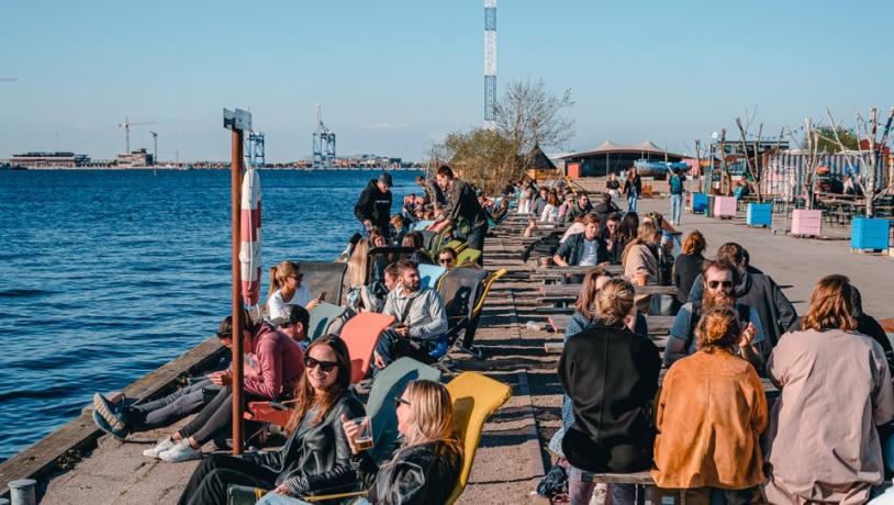 Reffen street food market in Copenhagen