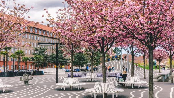 Superkilen Park Nørrebro Spring