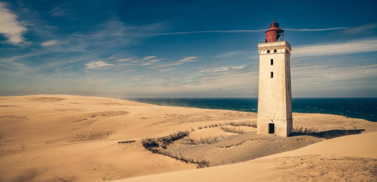 Rubjerg Knude på Nordjylland, Danmark